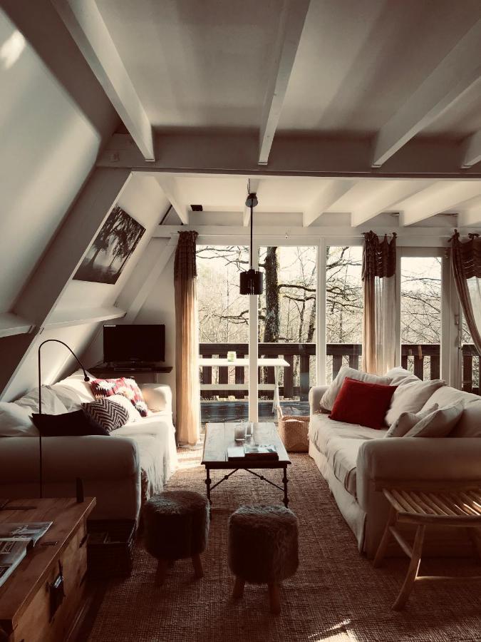 Heavenly Renovated Cabin Near Pittoresque Durbuy - Whistler 빌라 외부 사진